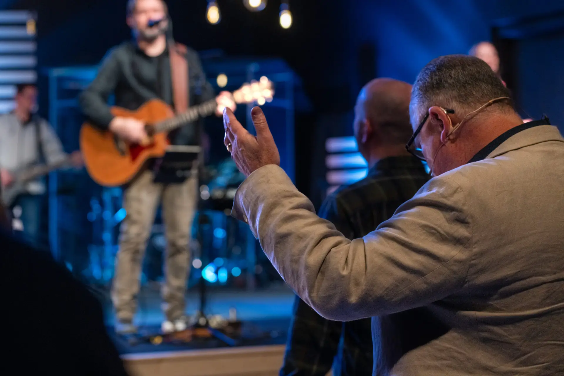 Pastor Worshipping at EagleNaz